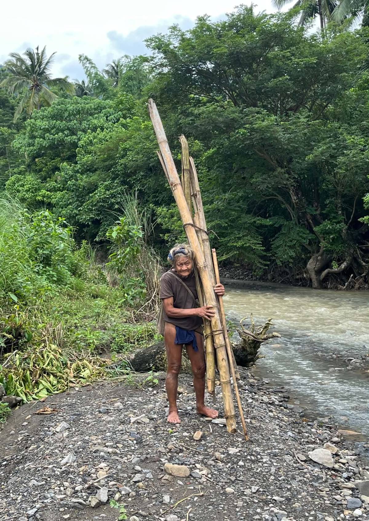 A MANGYAN elder in Baitan, Mansalay.