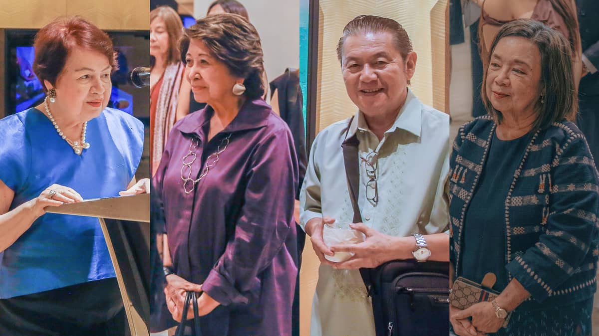 ART collector Mary Lou Hilado, Metropolitan Museum of Manila president Tina Colayco, art critic and author Cid Reyes and Consul of Belarus in Manila Anna Marie Ablan.