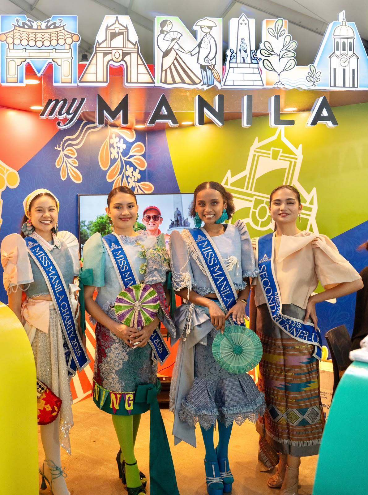 MISS Manila Charity Mikki Angela Barcela, Miss Manila 2026 Beatrice Santos, Miss Manila Tourism Zoe Cameron and Miss Manila 2nd Runner-up Yna Ysabelle Garado.