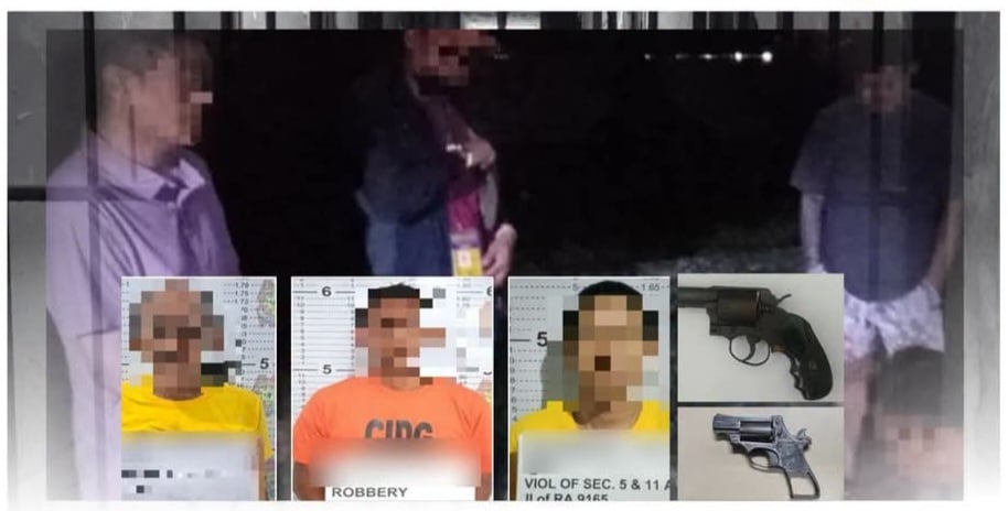 3 arrested, ₱10.5K shabu seized; 2 firearms yielded in Nueva Ecija ops