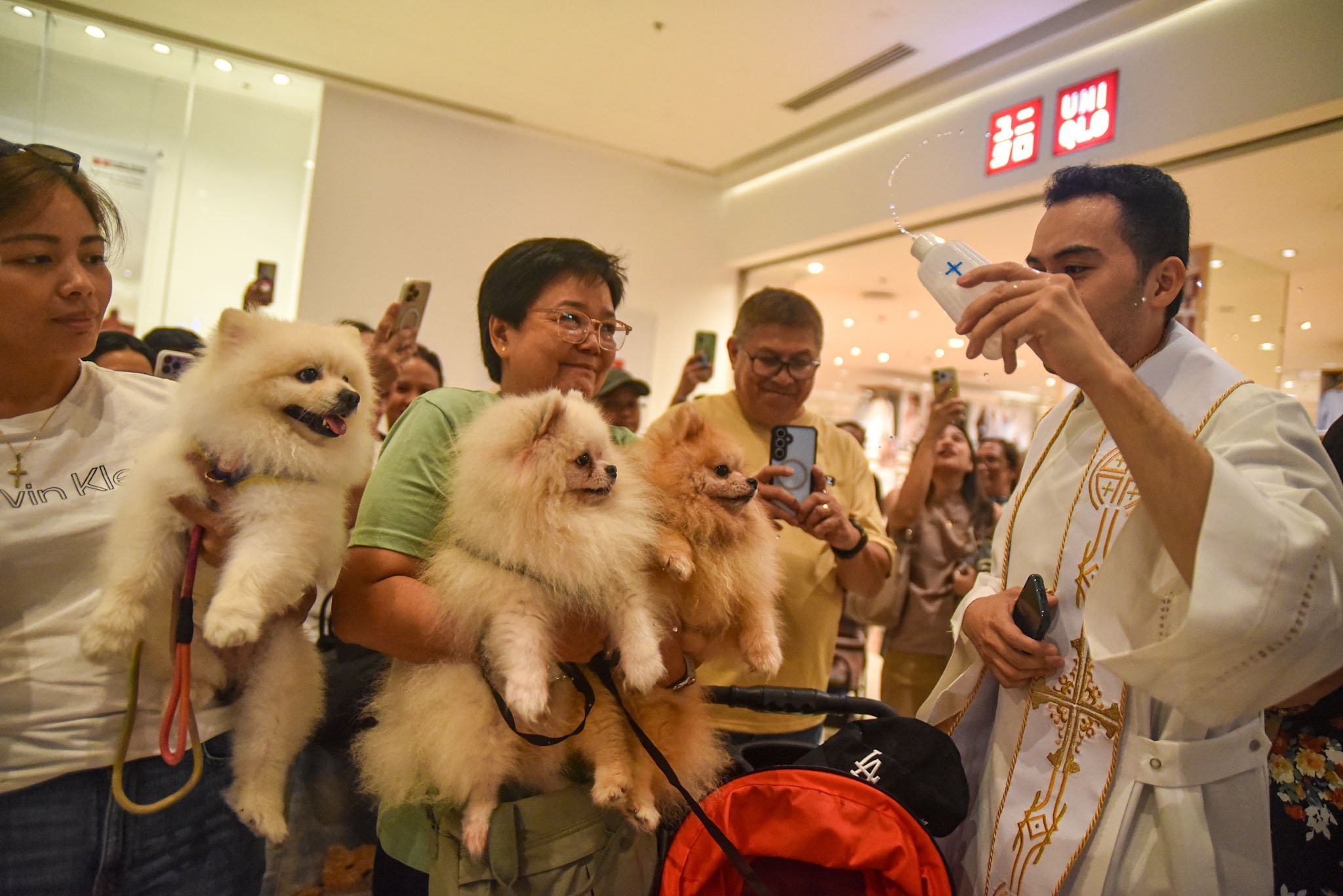 Pet blessing at the Paws for the Planet: A World Animal Day Fair in Parañaque City