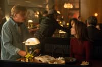 Director Aaron Sorkin and Mikey Madison on the set of 'The Social Reckoning.'