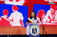 Quezon City Mayor Joy Belmonte spoke to more than 10,000 teachers from across the country during the National Teachers Day Celebration held at Smart Araneta Coliseum on 5 October 2026.