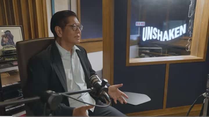 President Ferdinand Marcos Jr. having a one-on-one interview with Gary Valenciano on his 'Unshaken with Gary V' podcast.