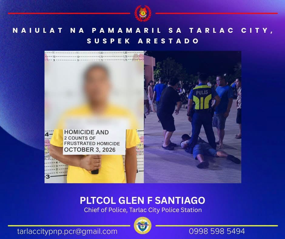 Tarlakenyong nagpaputok, sa selda ang pasok 