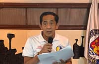 Ariel Lim, National Public Transport Coalition national chairman (standing), amplify their position on the reimposition of NCAP. Alvin Murcia