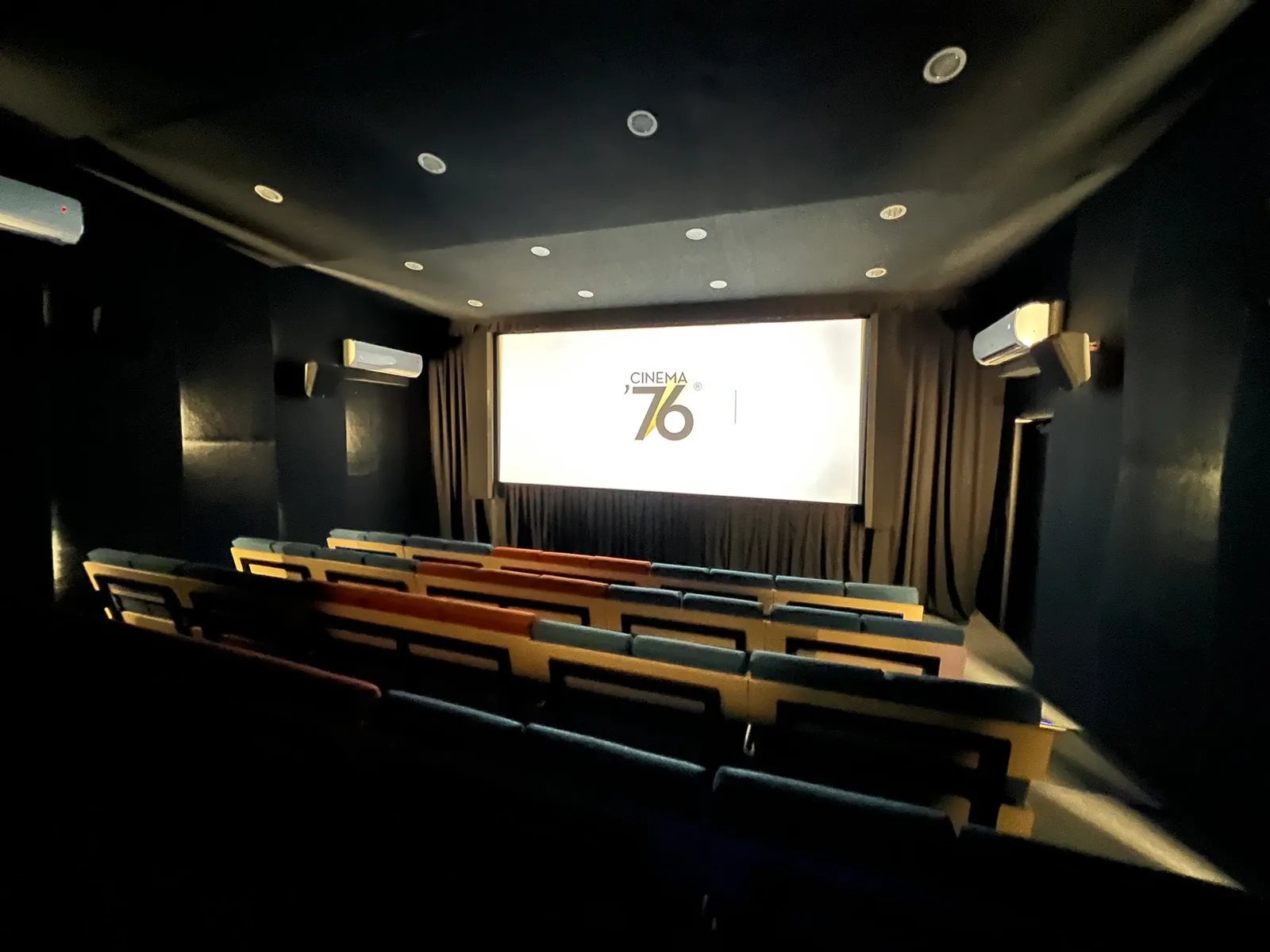 The final credits roll for Cinema ’76