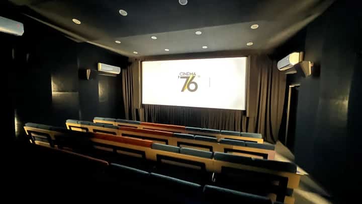 The final credits roll for Cinema ’76