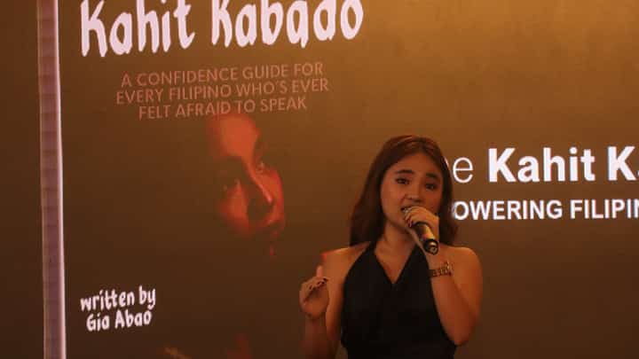 AT a youth empowerment forum, where she was invited to share her work on communication and empowering young Filipinos to speak up despite fear.