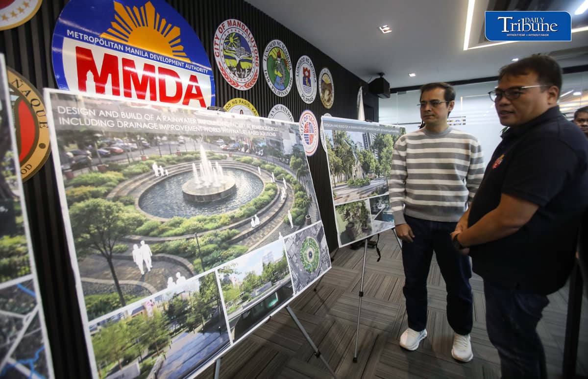 (October 06 2026) Metropolitan Manila Development Authority MMDA Chairman Atty. Don Artes and Manila City Mayor Isko Moreno sign the memorandum agreement for the implementation of nature-based solutions which include the design and construction of rainwater impounding facilities at three identified locations in the City of Manila, on Tuesday October 6 2026, the project is to help mitigate chronic flooding in the City. Photo/Analy Labor