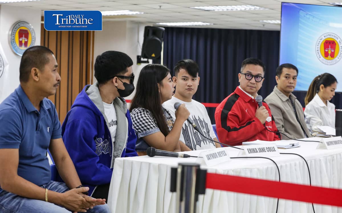 (October 06 2026) National Police Commission Commissioner Atty. Rafael Calinisan accompanies complainants against Police Col. Froilan Uy, an active-duty police officer, facing multiple administrative complaints before the National Police Commission (NAPOLCOM). This follows a complaint filed on Tuesday, October 6 2026, by residents of Baliwag, Bulacan, who claim to be victims of Uy and his mistress, Filipinas Cunanan y Tecson. During a press briefing, the complainants detailed their ordeal involving the police officer and Cunanan, citing incidents such as, allegedly ordering a barrage of gunfire at their home, filing cases against them in Pasay and Taguig, despite them being residents of Bulacan, and failing to redeem a vehicle pawned to one of the complainants. According to the complainants, an hour after the shooting, Cunanan allegedly posted a social media story stating she was sleeping soundly and that the incident was "just a taste" of what was to come, along with other acts of intimidation. Photo/Analy Labor