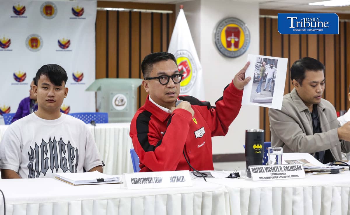 (October 06 2026) National Police Commission Commissioner Atty. Rafael Calinisan accompanies complainants against Police Col. Froilan Uy, an active-duty police officer, facing multiple administrative complaints before the National Police Commission (NAPOLCOM). This follows a complaint filed on Tuesday, October 6 2026, by residents of Baliwag, Bulacan, who claim to be victims of Uy and his mistress, Filipinas Cunanan y Tecson. During a press briefing, the complainants detailed their ordeal involving the police officer and Cunanan, citing incidents such as, allegedly ordering a barrage of gunfire at their home, filing cases against them in Pasay and Taguig, despite them being residents of Bulacan, and failing to redeem a vehicle pawned to one of the complainants. According to the complainants, an hour after the shooting, Cunanan allegedly posted a social media story stating she was sleeping soundly and that the incident was "just a taste" of what was to come, along with other acts of intimidation. Photo/Analy Labor