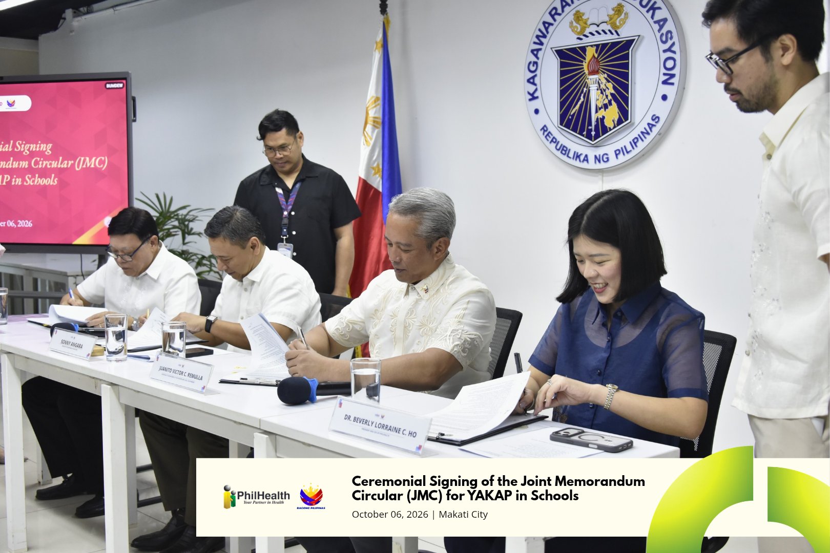 Inter-agency partnership launches school-based YAKAP healthcare initiative