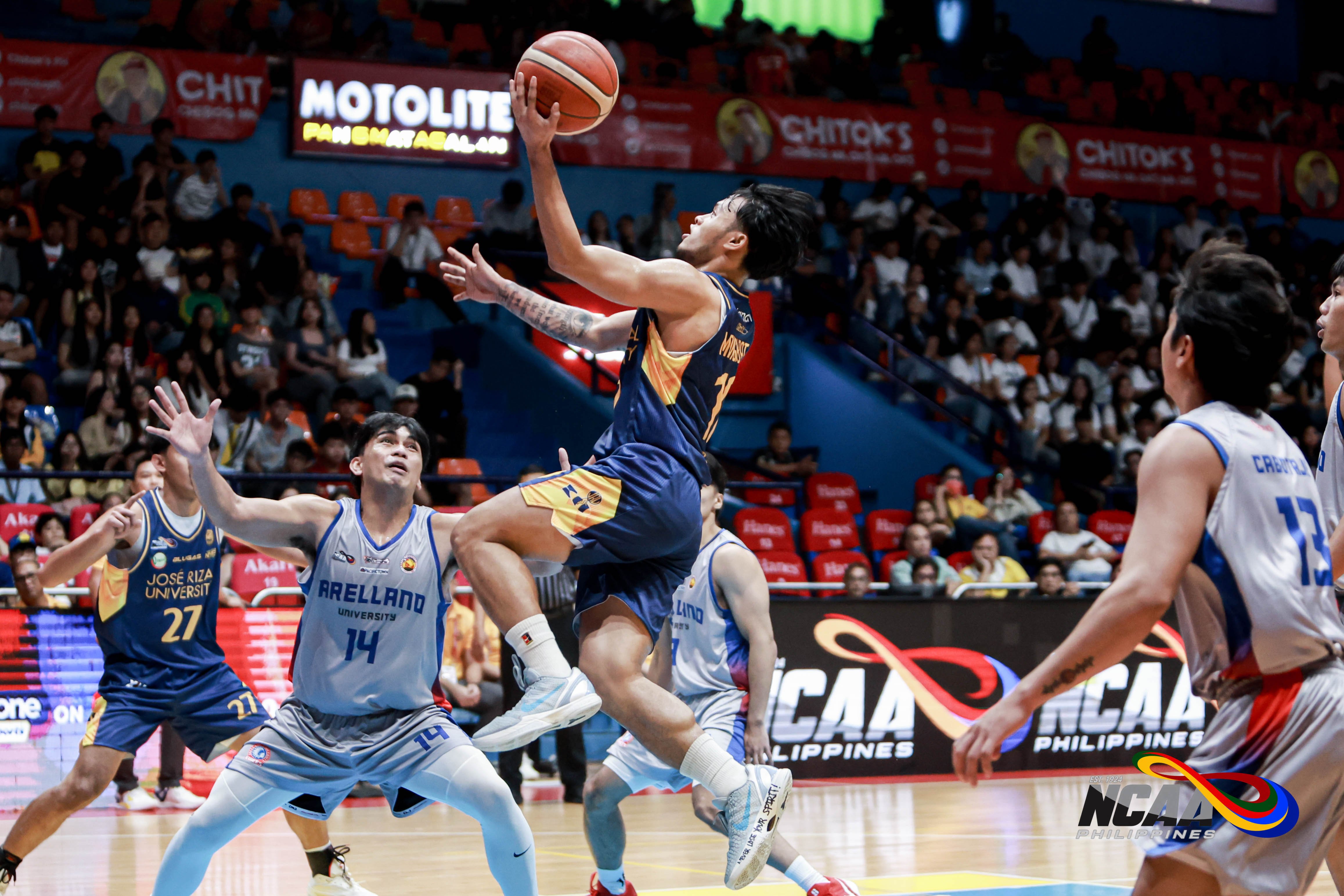 JRU stuns Arellano for 3rd straight win