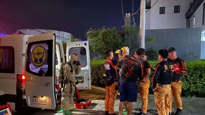 MEMBERS of the Davao City Fire District and first responders gear up following reports of a gas leak at a hotel in the city which claimed three maintenance workers.