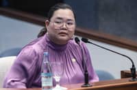 Atty. Niña Aguilar, head of the Metrobank's Anti-Money Laundering Division, took the witness stand on the 35th day of the impeachment trial against Vice President Sara Duterte.