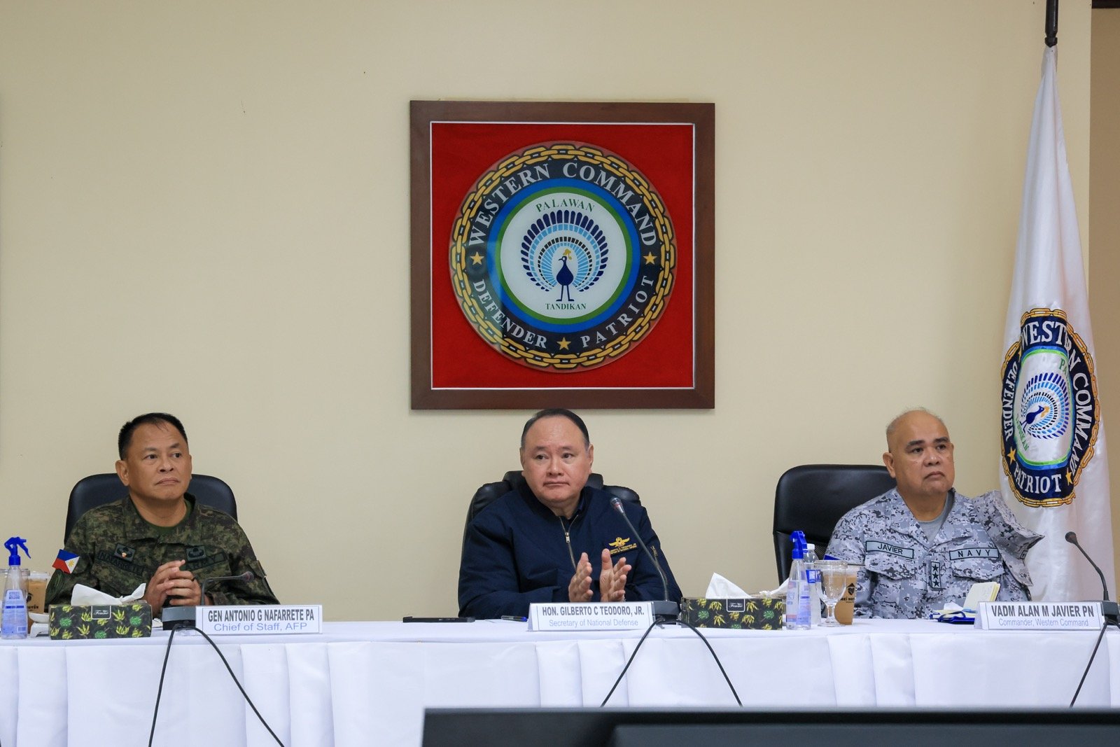Teodoro pushes stronger military presence in Palawan