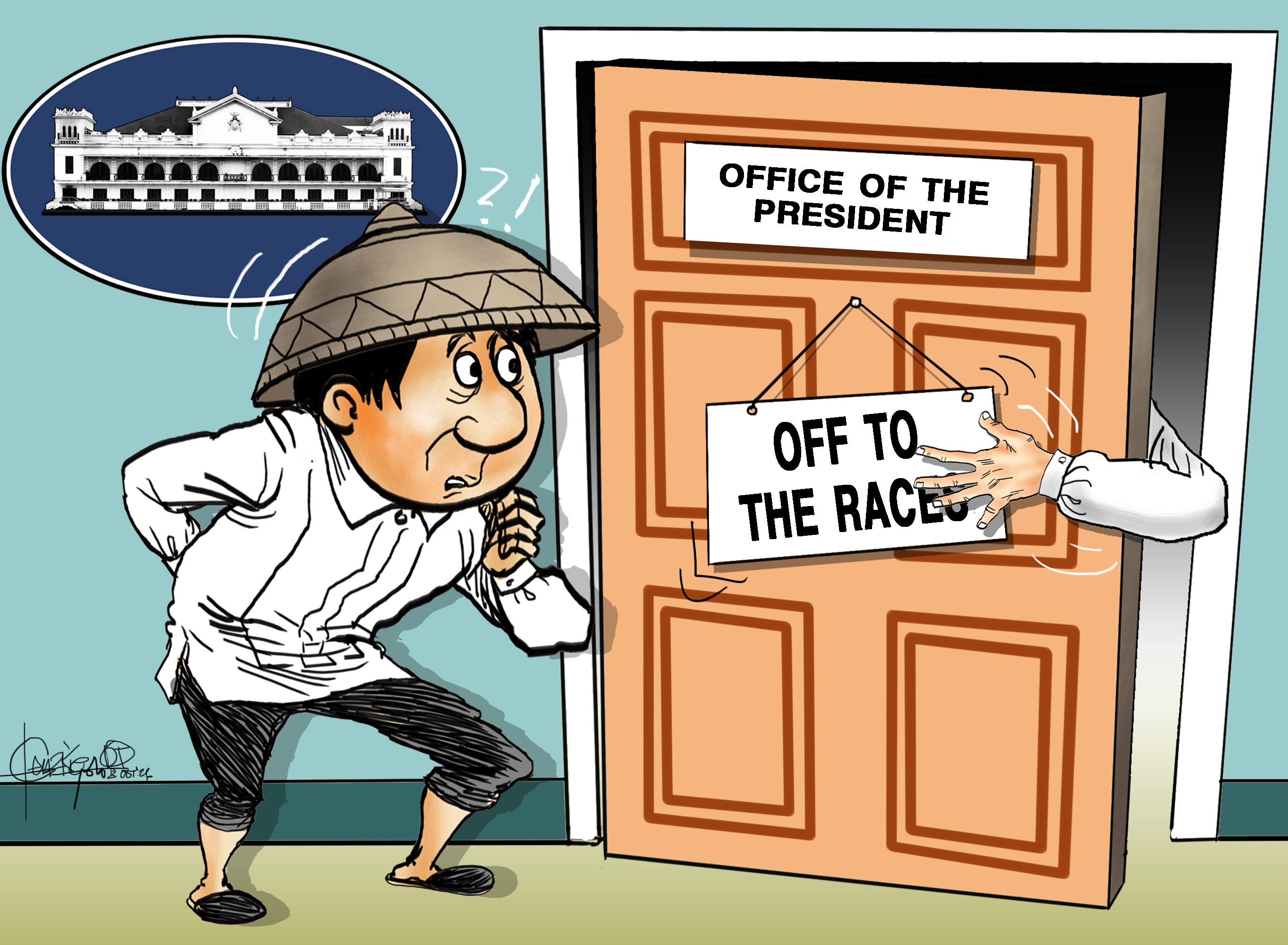 Happiness is not presidential