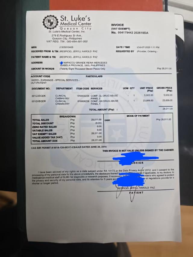 Respicio undergoes drug test, challenge Remulla to refund his expenses