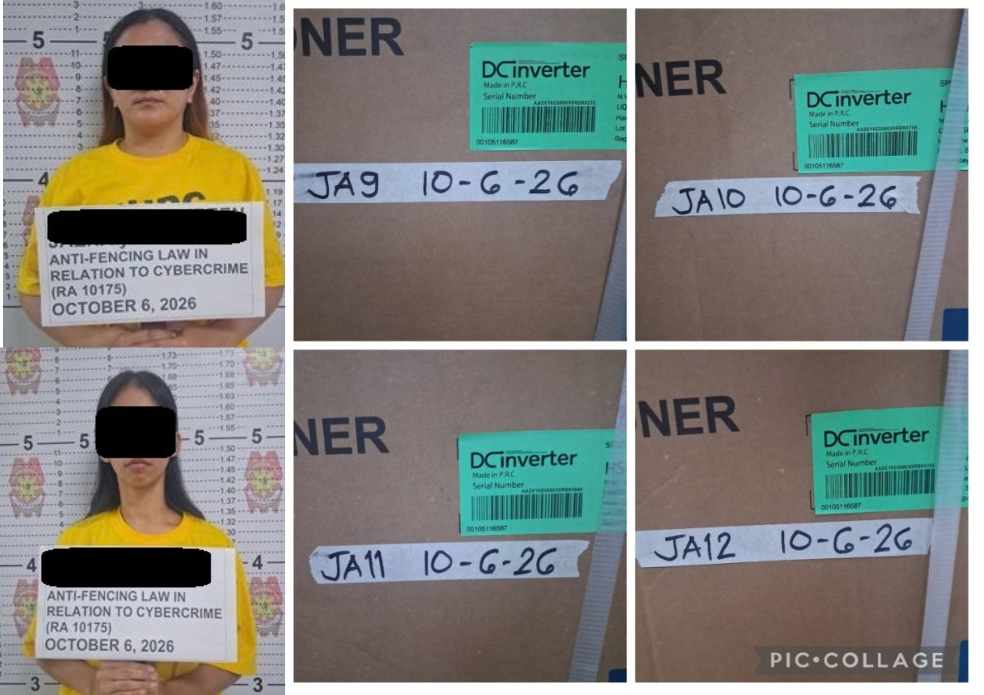 2 nabbed over alleged sale of fraudulently acquired aircon units