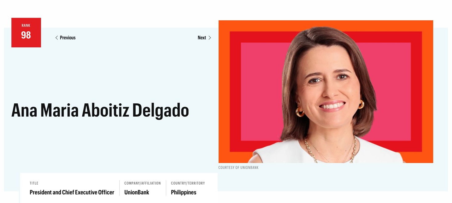Aboitiz Delgado makes Fortune’s most powerful women list