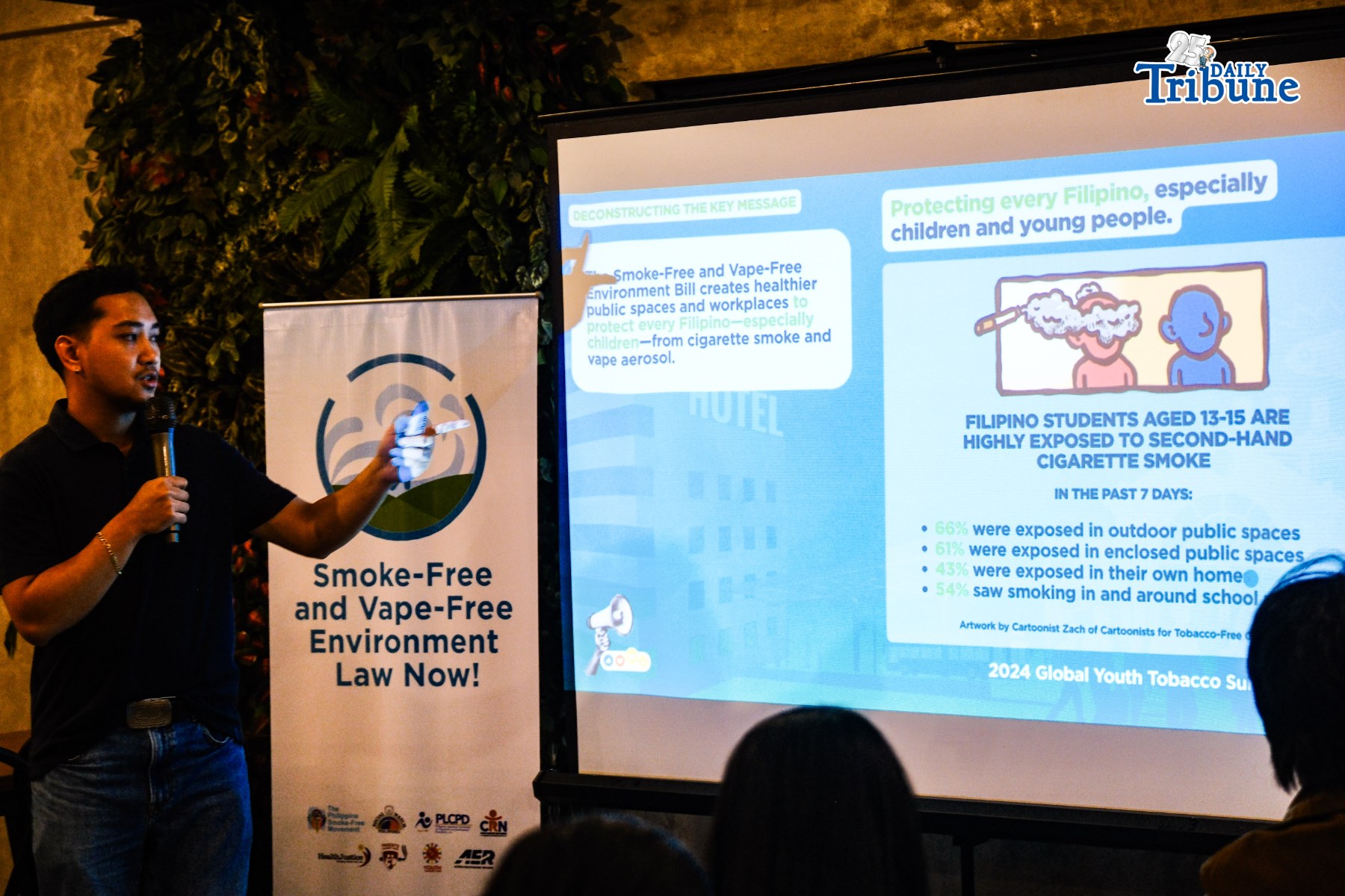Bill seeks nationwide smoke-free, vape-free public spaces