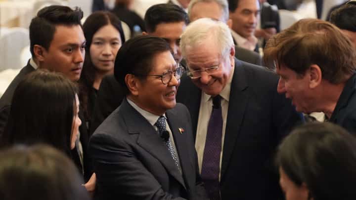 President Ferdinand Marcos Jr. was welcomed by various business honchos during his attendance at the Forbes CEO Global Conference 2026 at the Shangri-La Singapore on Thursday.