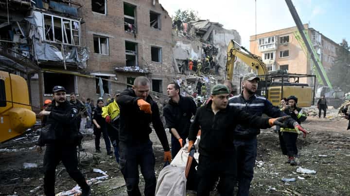 Emergency services had hopes of finding survivors in the rubble