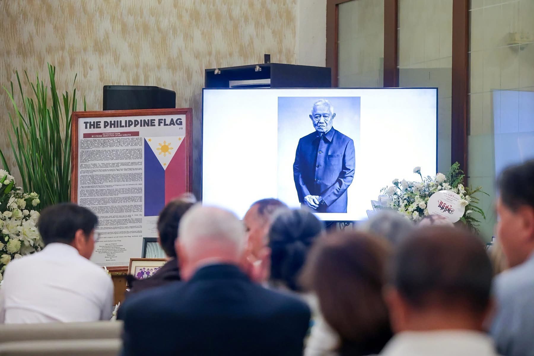 Marcos pays final respects to former PM Cesar Virata