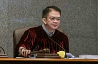 Impeachment court presiding officer Francis "Chiz" Escudero