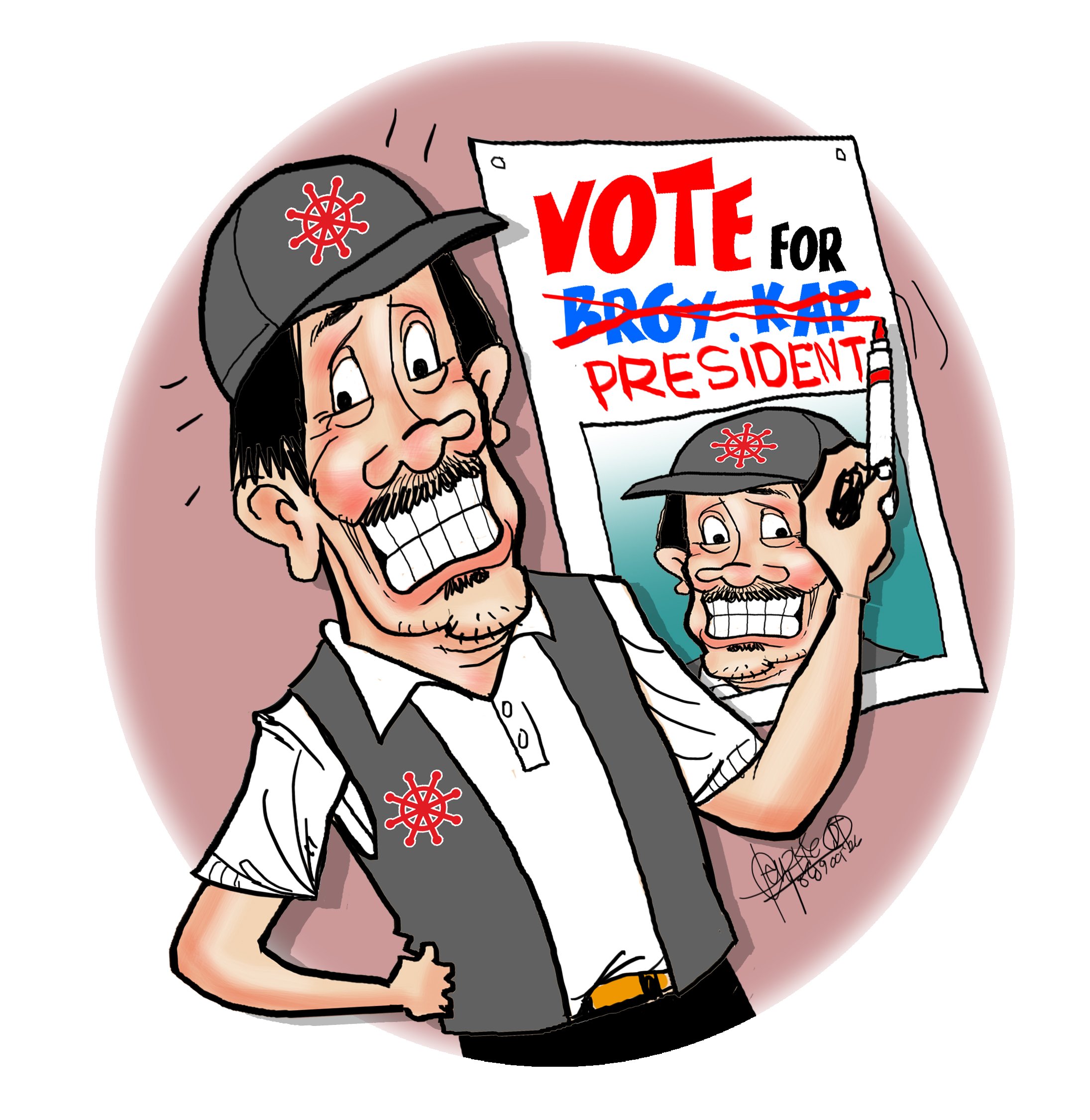 We‘d rather be kapitan than President 