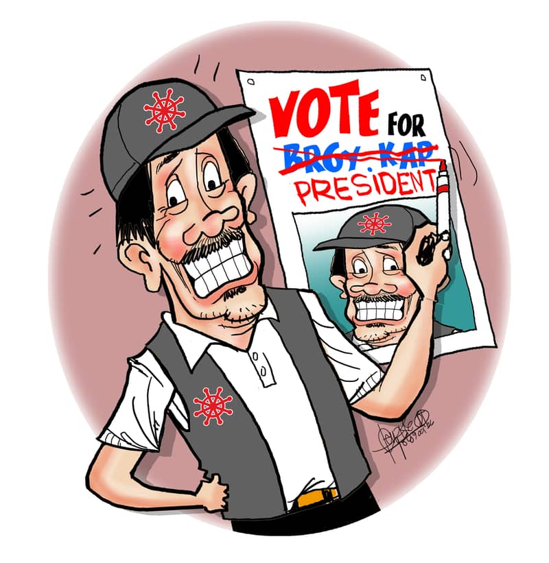 We‘d rather be kapitan than President