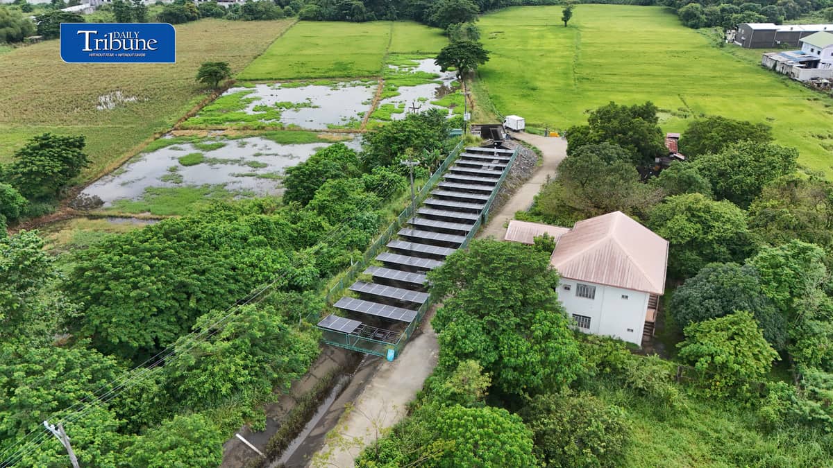 SOLAR POWER KEEPS BULACAN FARMS WATERED
A solar-powered irrigation system in Barangay Sampaloc, San Rafael, Bulacan supplies water to about 150 hectares of farmland while helping six barangays cut electricity and diesel expenses by more than half.
The government aims to expand solar-powered irrigation systems from 4,036 sites to 10,000 nationwide by 2030.
📷 Analy Labor