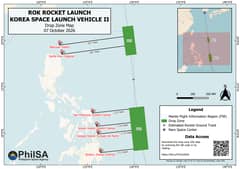 PhilSA warns ships, aircraft of Korean rocket debris