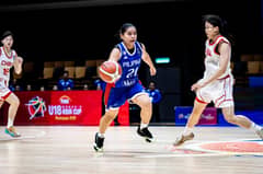 Chinese batter Gilas Girls