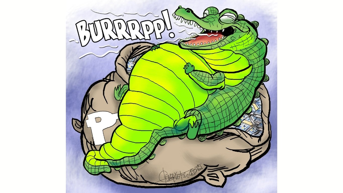 Fat crocs devour budget