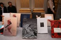 Copies of books by Canadian author Anne Carson are on display at the Swedish Academy in Stockholm, Sweden, after a press conference on October 8, 2026 to announce her as the winner of the 2026 Nobel Prize in Literature. The Nobel Prize in Literature was awarded to Canadian poet Anne Carson, an essayist and classicist who brings a modern twist to mysticism and antiquity in her writings about love, desire and despair. The 76-year-old was honoured "for her bold and inventive oeuvre that, in playful dialogue with the classical tradition, has created new forms for contemporary literature," the Swedish Academy said.