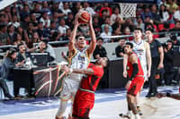 ZAV Lucero makes his presence felt in Magnolia’s 107-101 win over Blackwater on Friday in the PBA Governors’ Cup at the Ninoy Aquino Stadium.