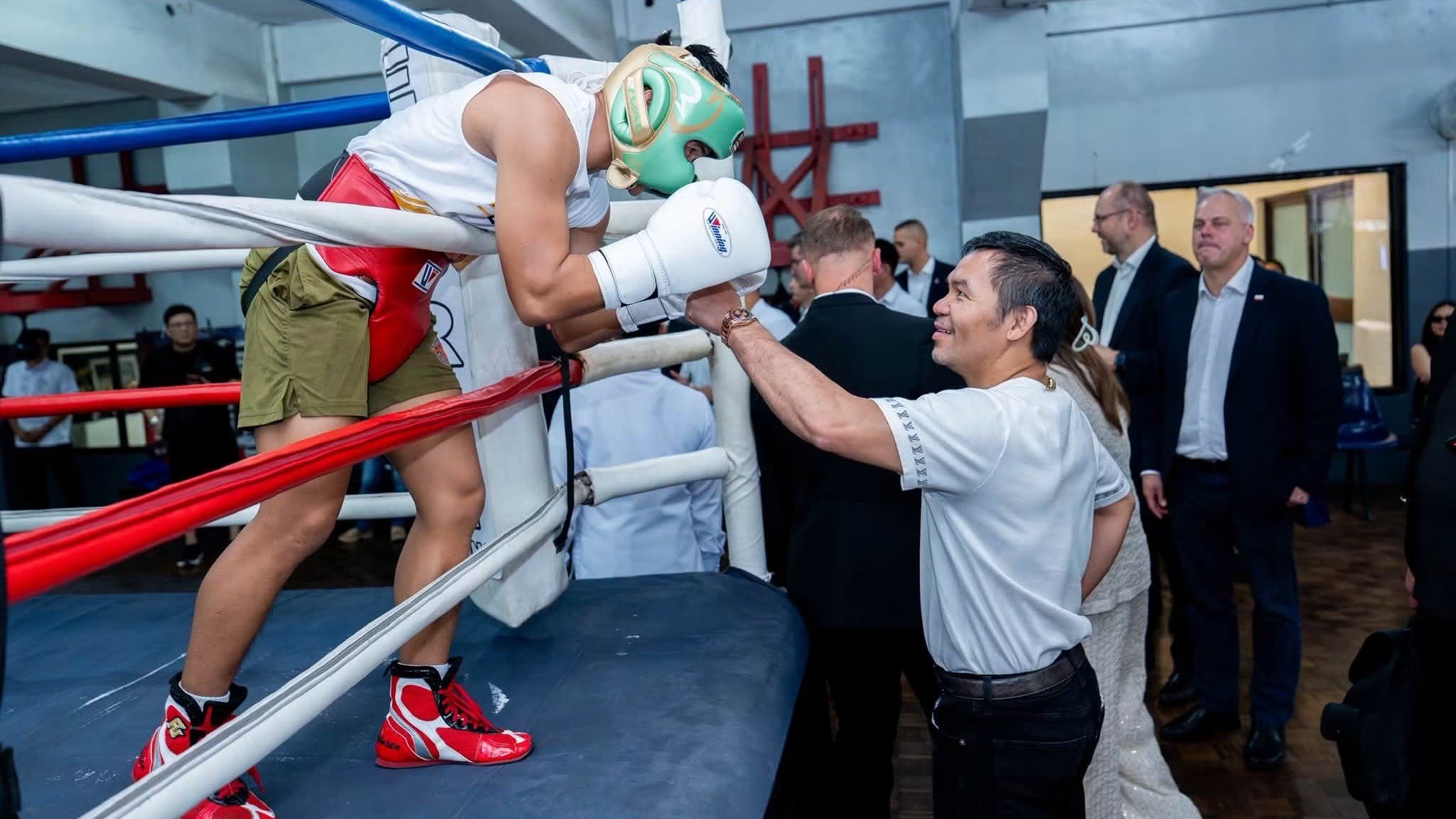 Taduran gets precious Pacquiao pointers