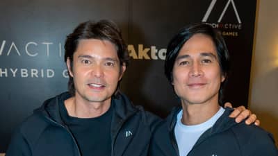 AKTOR PH chairman Dingdong Dantes (left) and board member Piolo Pascual.
