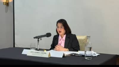 Palace press officer, Undersecretary Claire Castro