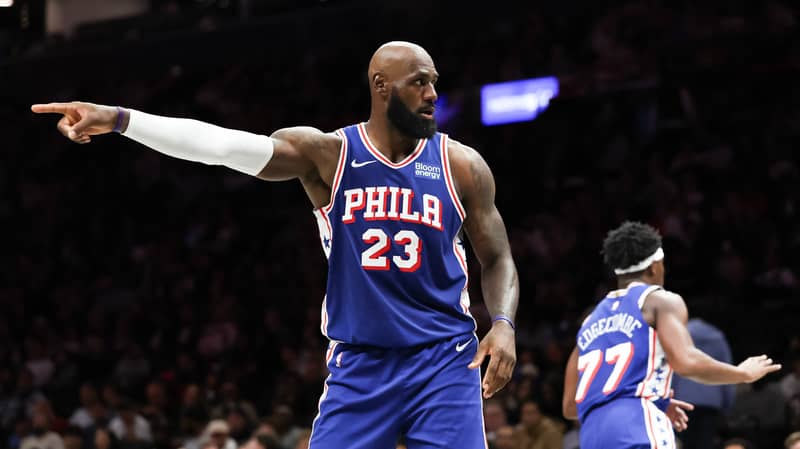 New team, same intensity: Vintage James delivers in pre-season debut for Sixers
