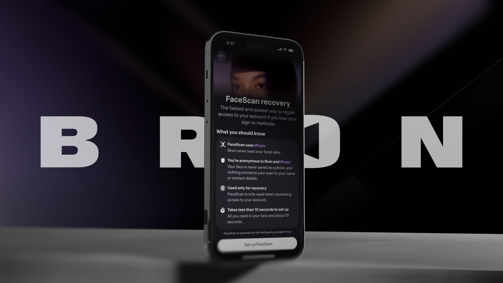 Bron rolls out FaceScan for wallet recovery