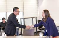 CIC President and CEO Ben Joshua A. Baltazar (left) Government Corporations and Investments Group Undersecretary Angela Ignacio (right)