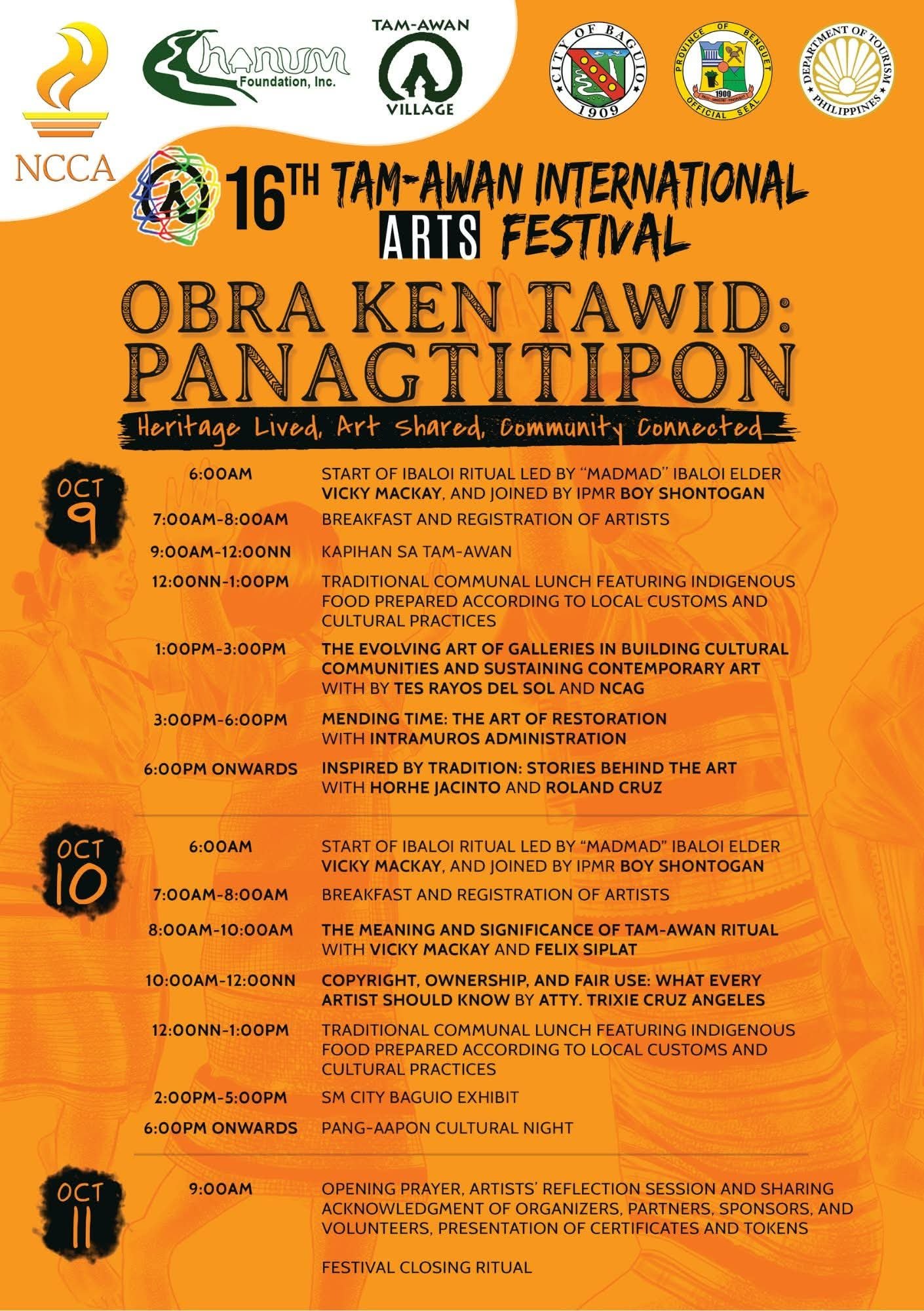 16th Tam-awan International Arts Festival opens in Baguio