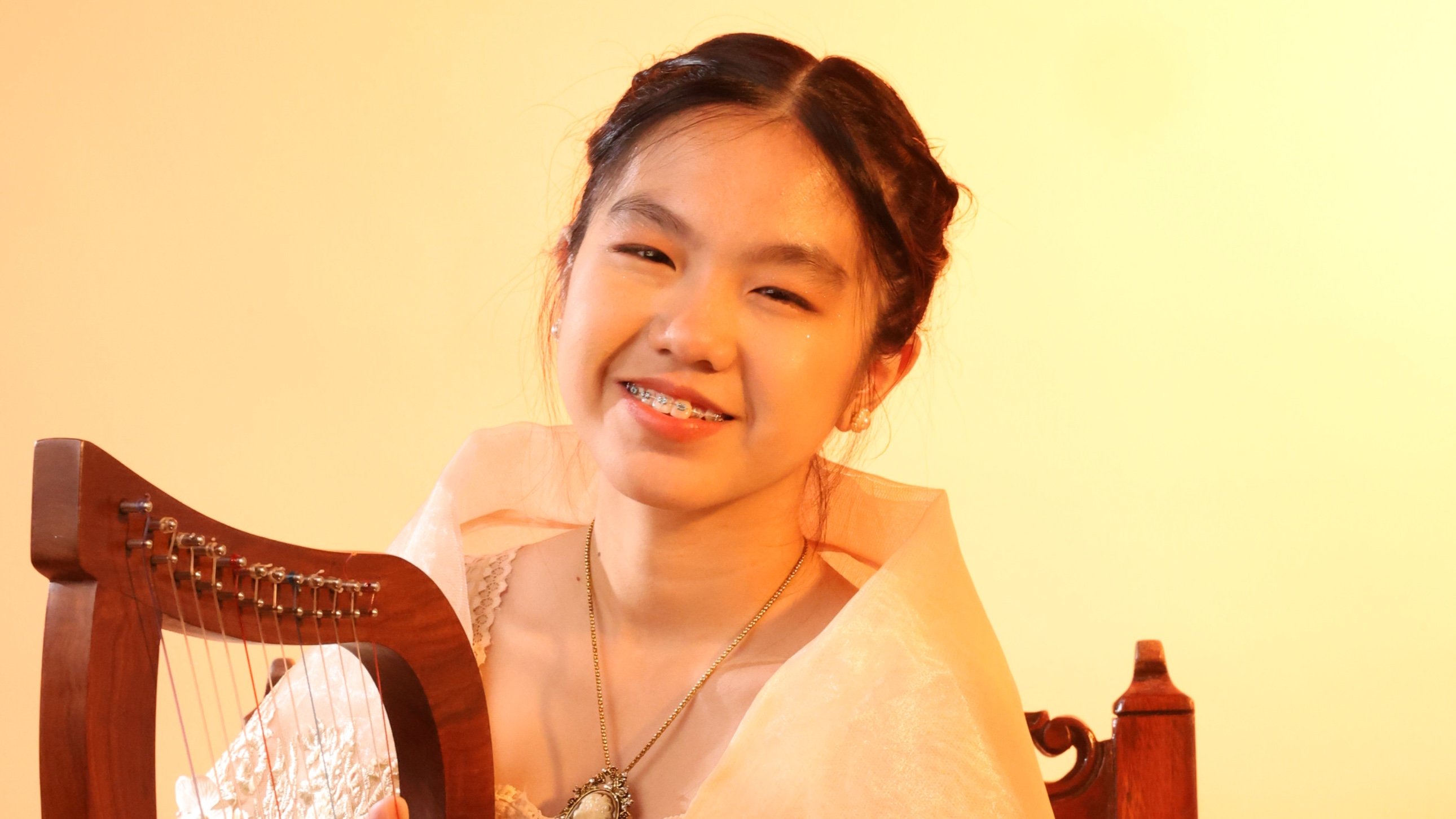 Teen harpist steps up with PPO