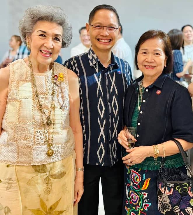 MARITESS Pineda, TESDA Secretary Jose Francisco ‘Kiko’ Bantug Benitez and Mita Rufino.