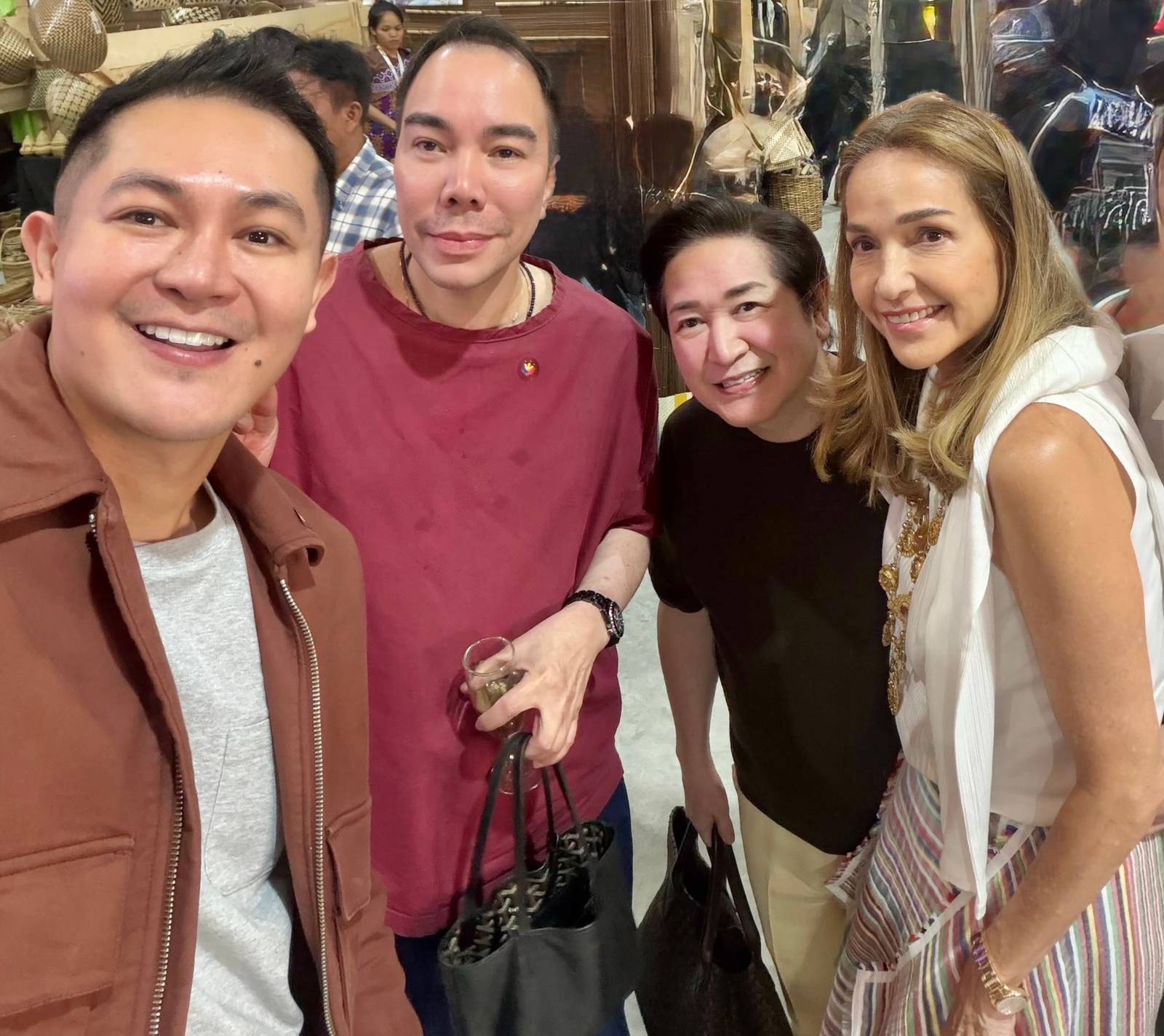 MICHAEL Leyva, Patrick Rosas, Paul Cabral and Maricris Zobel.