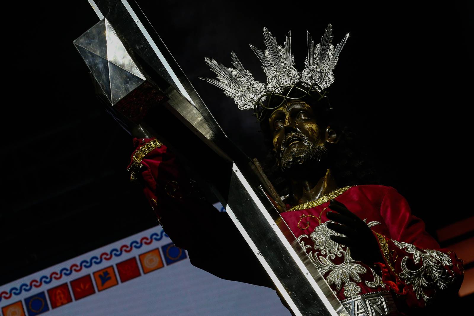 Catholic devotees of Jesus Nazareno gather for the 2nd Balangay National Conference at the Cuneta Astrodome in Pasay City on 10 October 2026. The conference brings together members of Balangays from across the country to deepen their devotion to Jesus Nazareno and strengthen their faith, unity and commitment to compassion and service to fellow devotees.