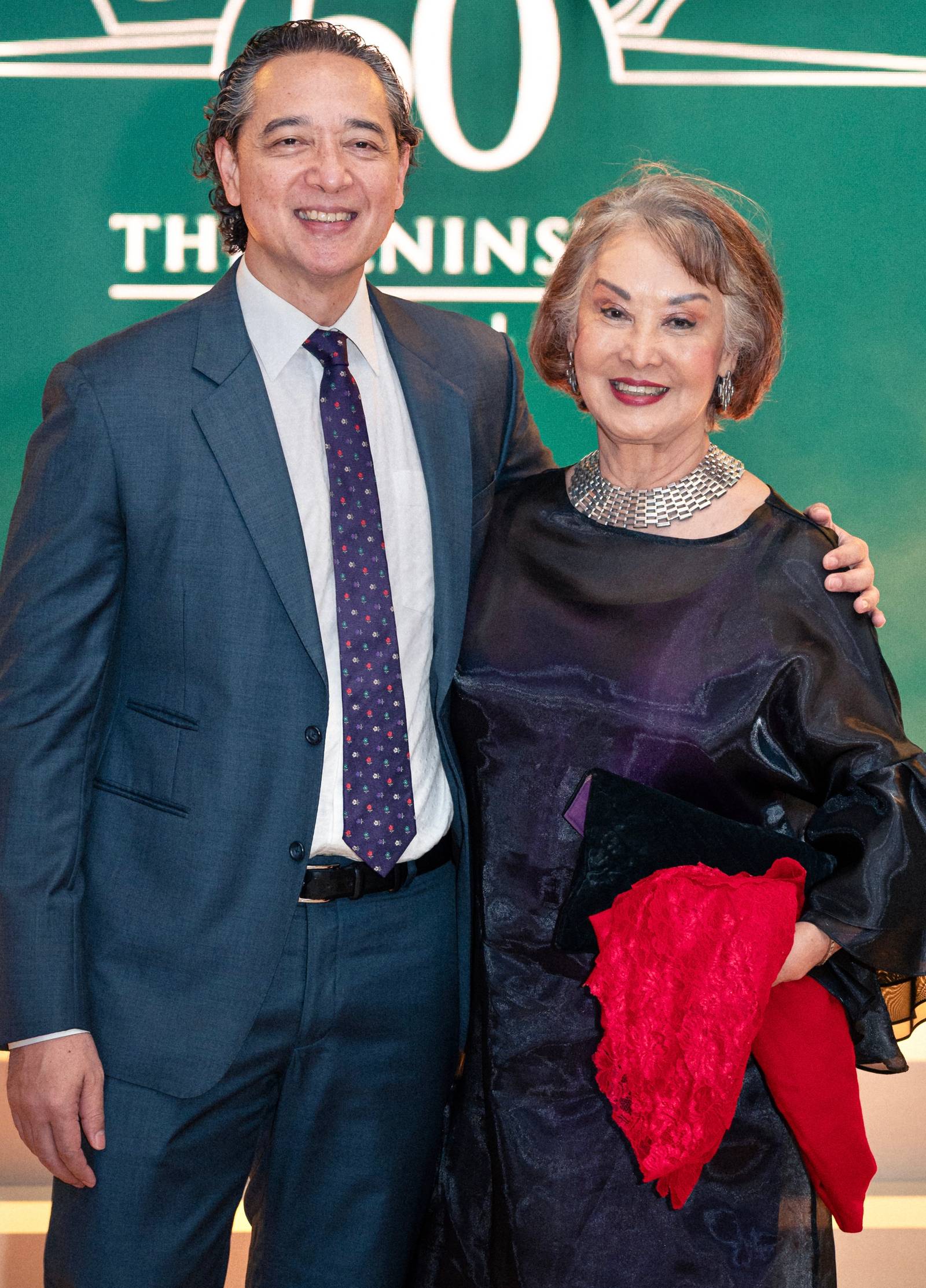 LEON Araneta and mom, Gemma Cruz-Araneta.